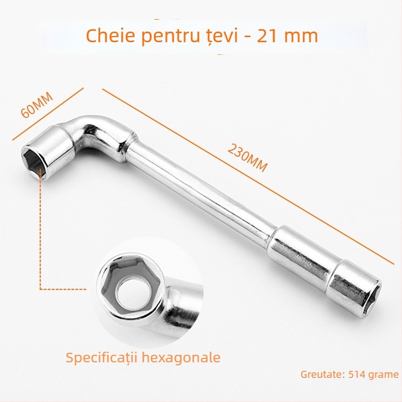 Bangli set chei cu formă de L, design cu capete duble în formă de 7, șase unghi extern, oțel 45#, capete Allen