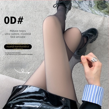 Dresuri: 0D ultra-subțiri din nailon, cu modelare invizibilă și anti-zgâriere – negru solid