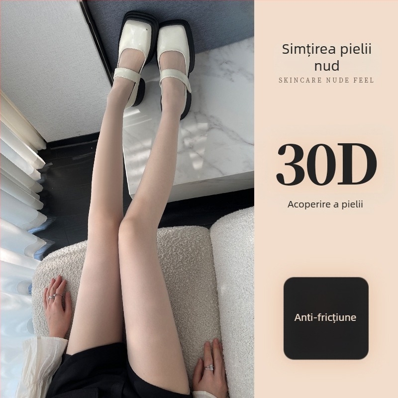 Dresuri: 0D ultra-subțiri din nailon, cu modelare invizibilă și anti-zgâriere – negru solid