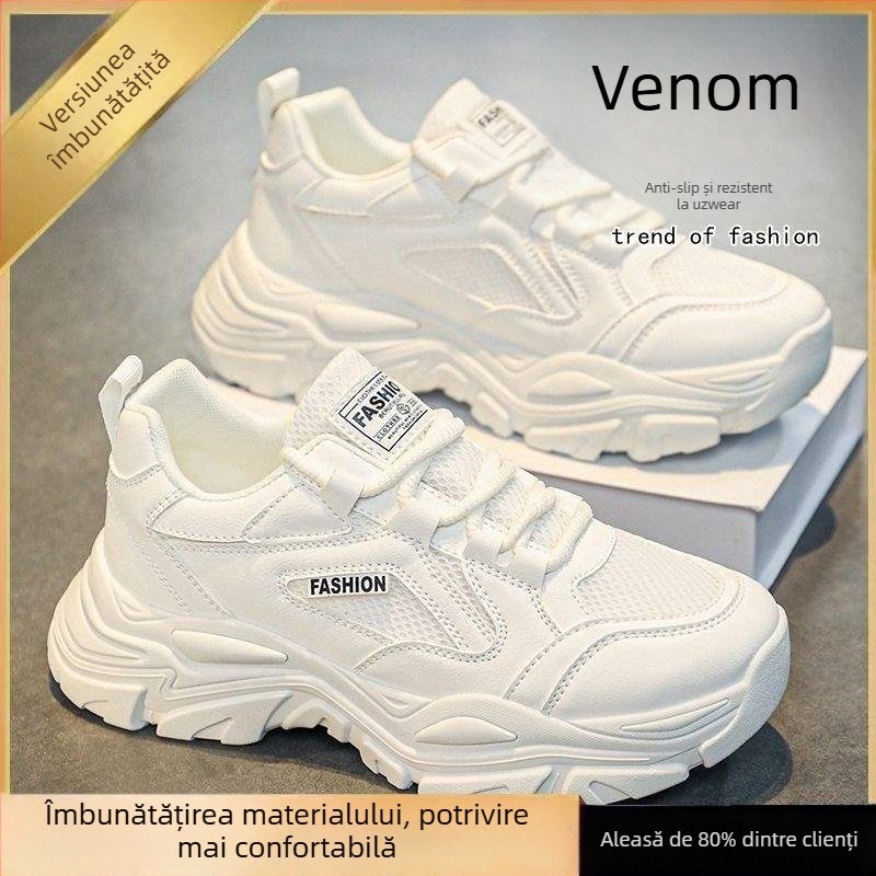 Pantofi sport bărbați cu partea superioară din plasă, șireturi, respirabili, ușori, talpă din cauciuc