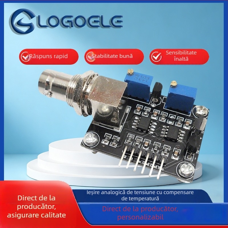 Măsurător pH industrial cu sondă personalizabilă, ieșire analogă de temperatură, interval de măsurare reglabil, compensare de temperatură ±0.5, alimentare DC5V