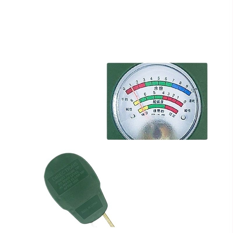 Detector de fertilitate a solului cu valoare pH, nutrienți și umiditate, pentru flori și plante în ghivece