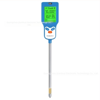 Detectoare de sol șase în unu, cu afișaj digital mare și metru de pH, model SPH050, marca Trickle, greutate 120 g, pentru grădini și plante în ghivece