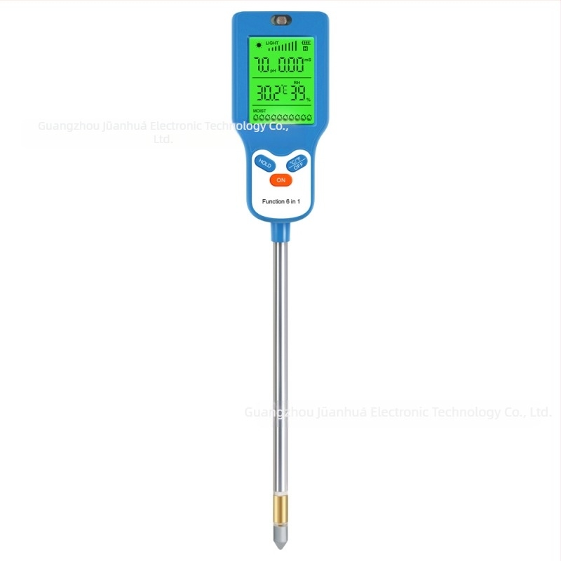 Detectoare de sol șase în unu, cu afișaj digital mare și metru de pH, model SPH050, marca Trickle, greutate 120 g, pentru grădini și plante în ghivece