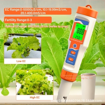 Analizator de calitate a apei 7 în 1 pentru hidroponie – pH 0–14, EC/TDS, ORP, nutrienți; Model YY-1101; precizie ±0.1 pH; Alimentare: 3×1.5V