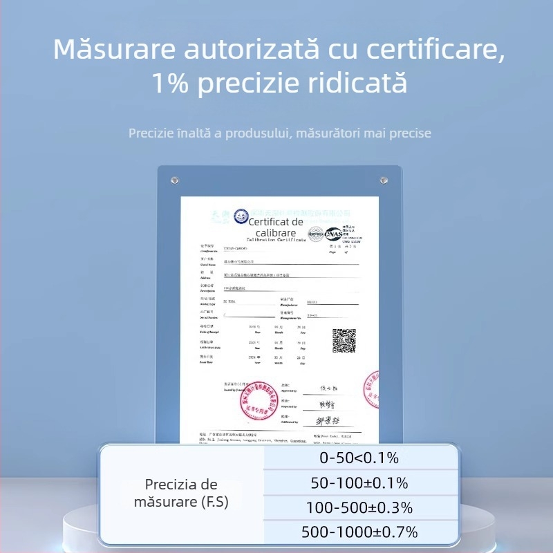 Tester portabil pentru calitatea apei TDS, Delixi Electric, model DECEMDI509A, interval 0-5000 ppm