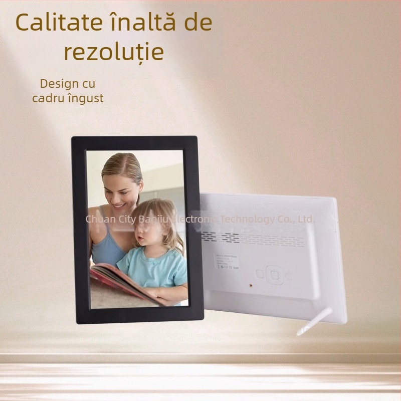PH133 Cadru foto digital cu redare JPEG, memorie SD/USB, rezoluție 1280×800, luminozitate 300 lm, ieșire TV