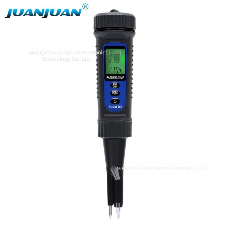 Trickle Ph822 Măsurător portabil pH/EC/TDS/Temp, patru în unu, afișaj digital, interval pH 0-14