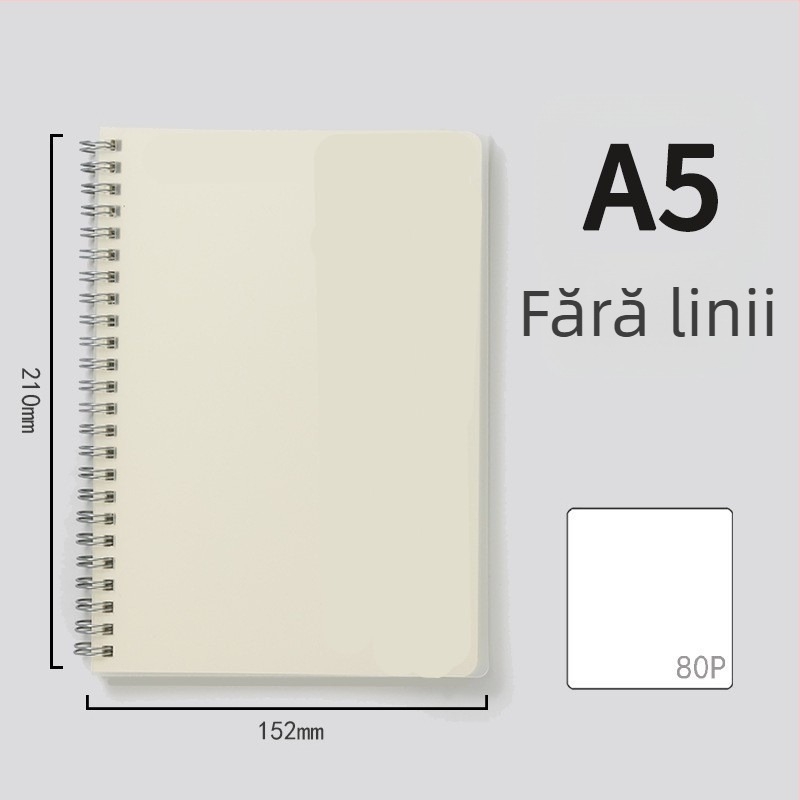 CJP carnet spiral pentru studenți, serie protecția ochilor, cu pătrățele, 80 pagini, hârtie 80 g/m², model XPHB580-41PH