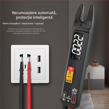 Bside U0 multimetru cu clemă tip U, afișaj digital, ampermetru mini cu precizie înaltă