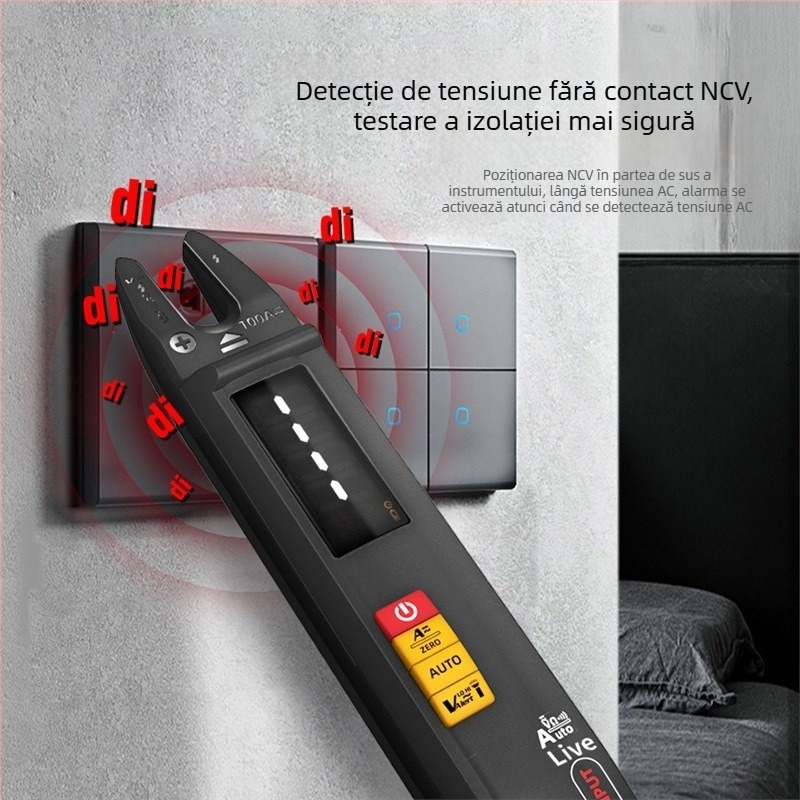 Bside U0 multimetru cu clemă tip U, afișaj digital, ampermetru mini cu precizie înaltă