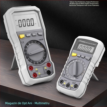 Tuosen Multimetru Digital, Ampermetru și Voltmetru Portabil cu Protecție Împotriva Arderii pentru Uz Casnic