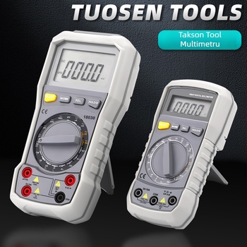 Tuosen Multimetru Digital, Ampermetru și Voltmetru Portabil cu Protecție Împotriva Arderii pentru Uz Casnic