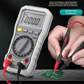 Tuosen Multimetru Digital, Ampermetru și Voltmetru Portabil cu Protecție Împotriva Arderii pentru Uz Casnic