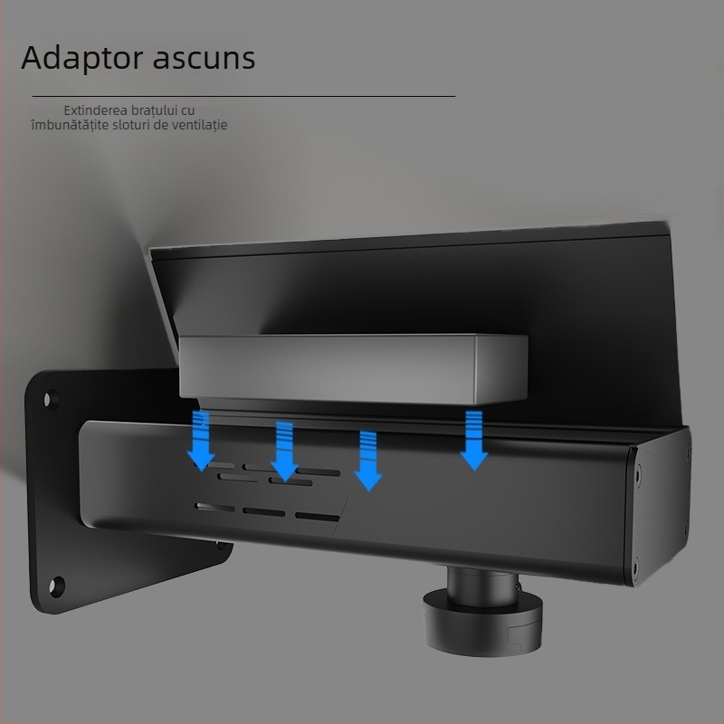 PH39 Suport de montare pentru proiector pe perete cu adaptor ascuns – Compatibil cu Jmgo, XGIMI și Dangbei