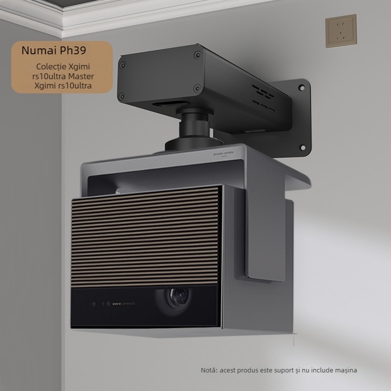 PH39 Suport de montare pentru proiector pe perete cu adaptor ascuns – Compatibil cu Jmgo, XGIMI și Dangbei