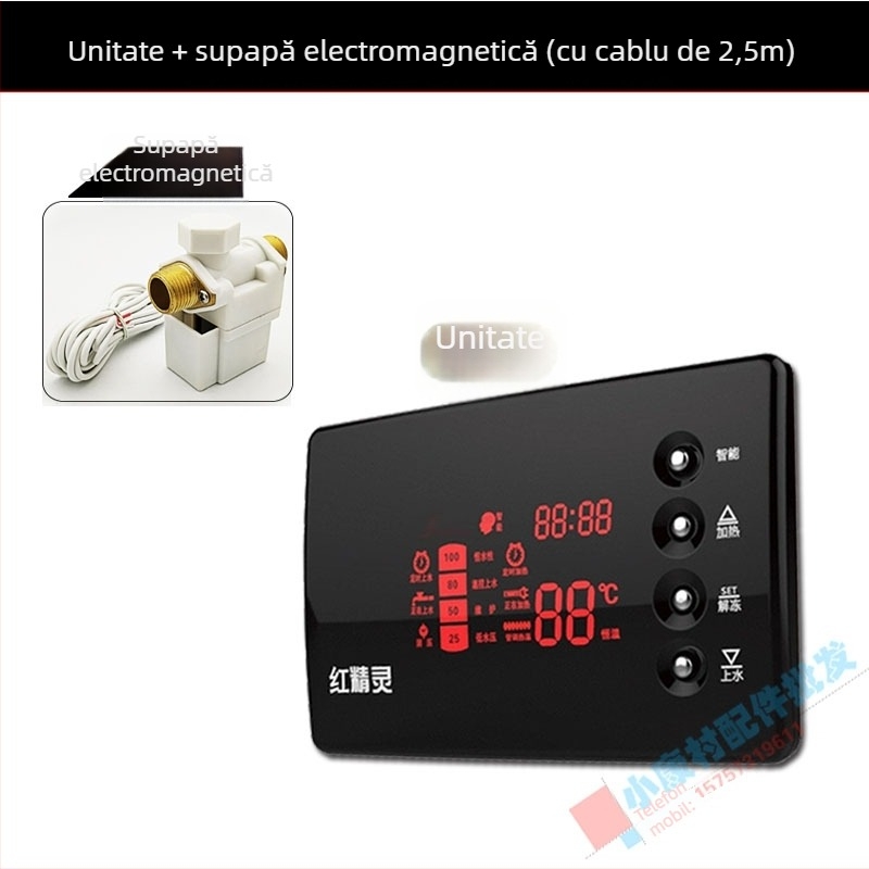 Controler pentru boiler solar - măsurător automat de alimentare cu apă, complet inteligent, model universal