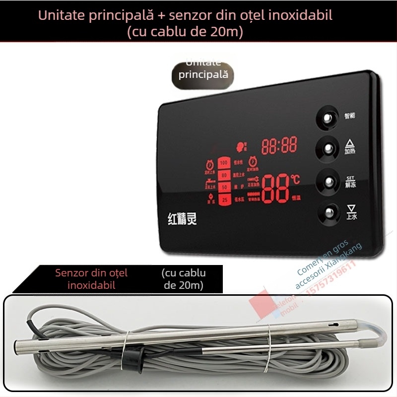 Controler pentru boiler solar - măsurător automat de alimentare cu apă, complet inteligent, model universal