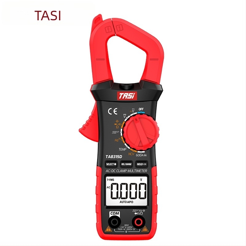 TA8315D Ampermetru/Clammetru digital de înaltă precizie pentru AC/DC, tip clemă, 600 A, 40 MΩ, 1000 V