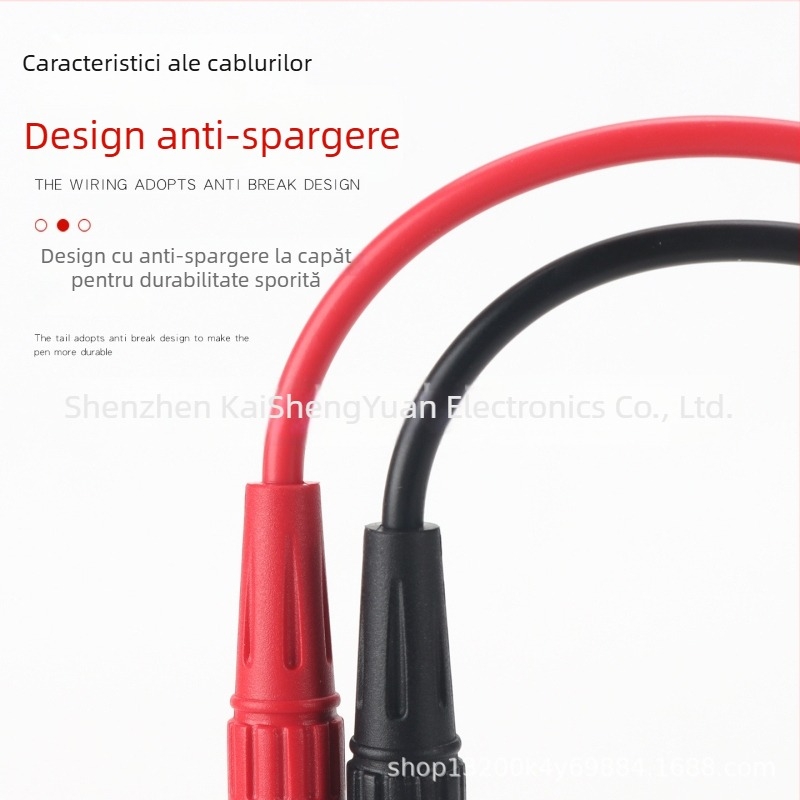 Multimetru digital 10A cu sonde de test universale pentru electricieni