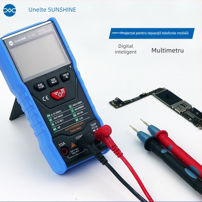 DT-17N multimetru digital pentru curent și tensiune, înaltă precizie, specificație DT-9205E