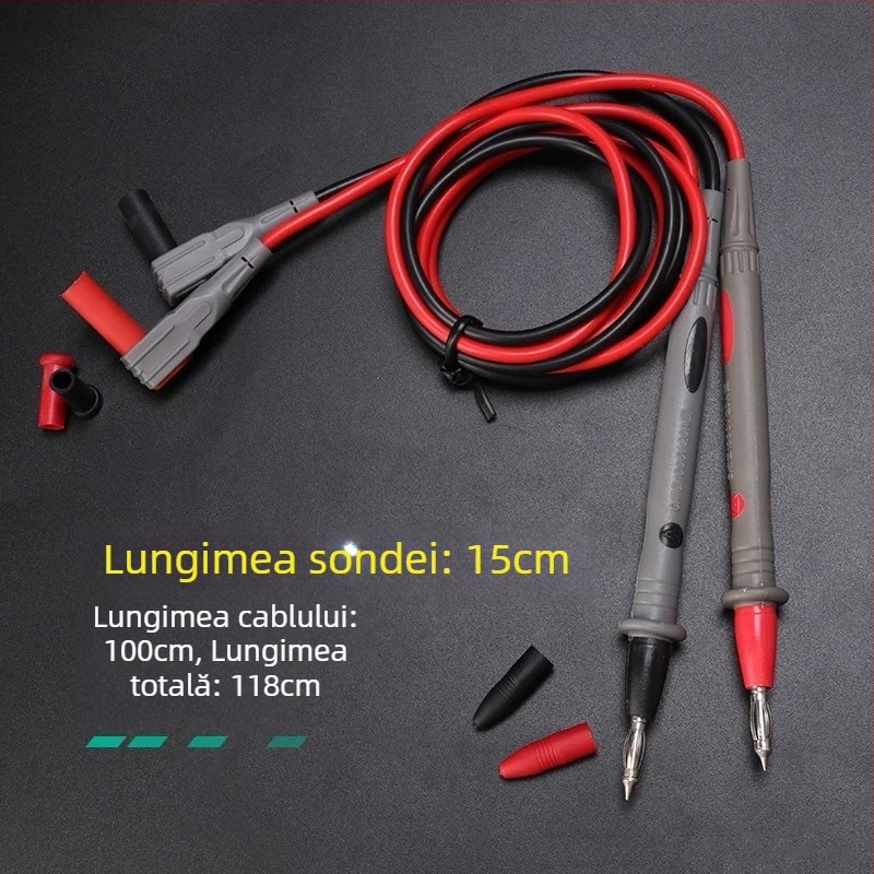 Elec Linii de test pentru multimetru digital universal cu cleme de crocodil și conector, Model A99