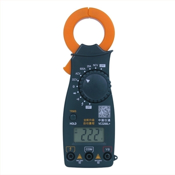 Multimetru digital cu clemă, RMS adevărat, NCV și gamă automată; măsoară până la 600 V, 600 A și 2 MΩ