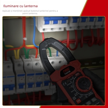 TA813A Clamp-metru, Ampermetru digital de înaltă precizie, AC/DC, Multifuncțional, curent până la 1000, tensiune până la 1000, rezistență 0.1–60 m