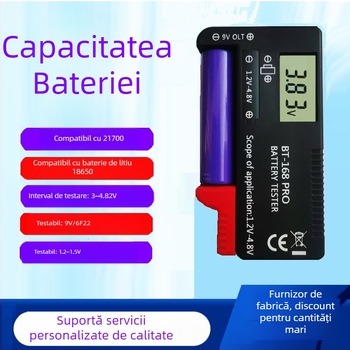 BT168PRO tester de capacitate pentru baterii, înaltă precizie, interval capacitate 1.2, precizie curent 0.1, precizie temperatură 1