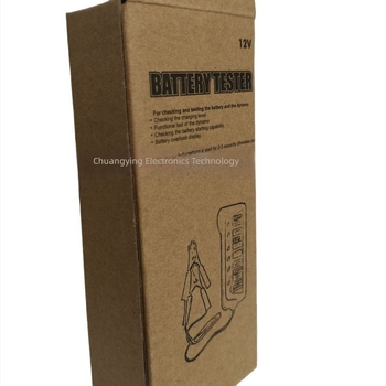 Instrument de diagnoză auto – tester de baterie 12V, model: tester de baterie, compatibilitate generală, temperatură de funcționare -20°C până la 80°C