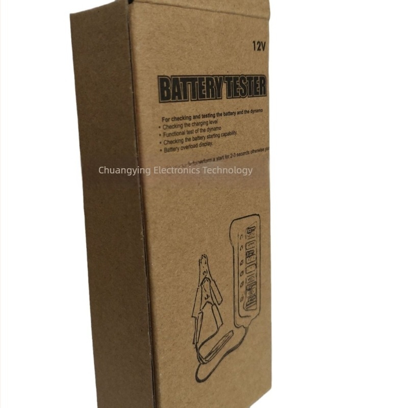 Instrument de diagnoză auto – tester de baterie 12V, model: tester de baterie, compatibilitate generală, temperatură de funcționare -20°C până la 80°C