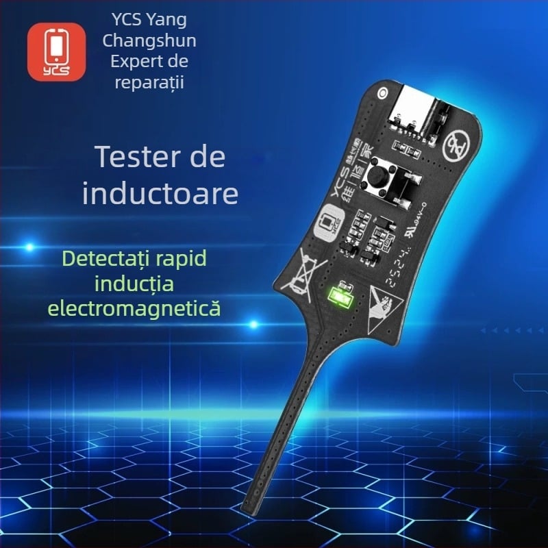 Tester pentru condensatori și inductori, cu senzor de baterie și senzor de placă de bază, pentru reparații ale telefoanelor mobile – diagnosticare rapidă
