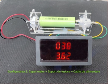 Cool Cow Kn500 Măsurător de Rezistență Internă pentru Bateriile Li-Ion, Precizie Înaltă, Compatibil 18650, Mili-Ohmmetru AC