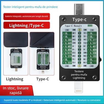 Rui Gao Instrument automat de detectare a conectorului USB-C, cu gamă completă, pentru repararea telefoanelor