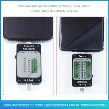 Rui Gao Instrument automat de detectare a conectorului USB-C, cu gamă completă, pentru repararea telefoanelor