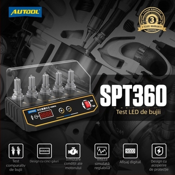AUTOOL SPT360 detector de bujii, alimentare 110/220V, sistem de detecție a bujiilor