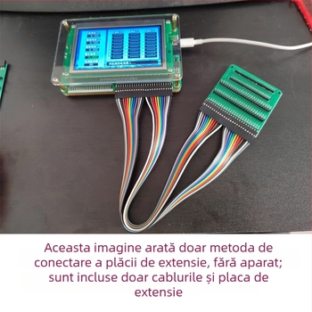 HD-002 Dispozitiv digital de măsurare a tensiunii celulelor pentru pachete de baterii din seria 1–24, intervale de măsurare 0,3–9 V și 0,3–25 V, precizie ±0,003 V, alimentare 5 V 2 A.