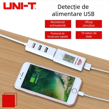 UT658 instrument digital de măsurare a tensiunii, interval de măsurare 3–9 V, tensiune de intrare 3–9 V, tensiune de ieșire 5 V