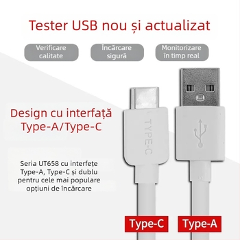 UT658 instrument digital de măsurare a tensiunii, interval de măsurare 3–9 V, tensiune de intrare 3–9 V, tensiune de ieșire 5 V