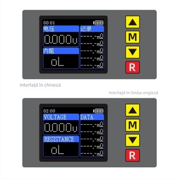 TS457 tester de rezistență — DC dedicat, măsurare în patru fire a rezistenței interne a bateriei, intervalul 0–45V