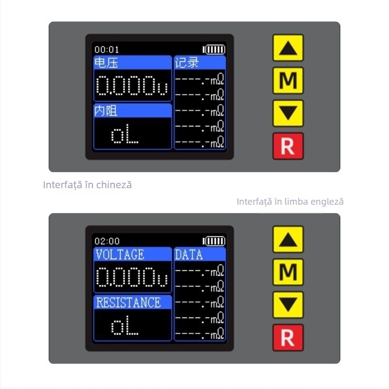 TS457 tester de rezistență — DC dedicat, măsurare în patru fire a rezistenței interne a bateriei, intervalul 0–45V