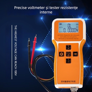 Test de rezistență internă pentru bateriile Li-ion 18650 (soft-pack), precizie înaltă, măsurare cu patru fire