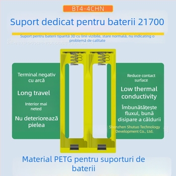 Tester pentru rezistența internă și capacitatea bateriilor Li‑ion 21700/18650, cu două celule, patru canale – încărcare, descărcare și îmbătrânire