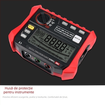 TA862A Multimetru pentru rezistența la pământ și tensiunea de pământ – Afișaj digital de înaltă precizie – Alimentare: baterie 8×5