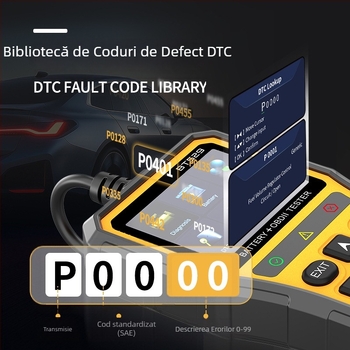 Instrument de diagnoză a defecțiunilor motorului (Ymiot Bt529, 5-30 V, tip Universal, temperatură de funcționare 0-60°C)