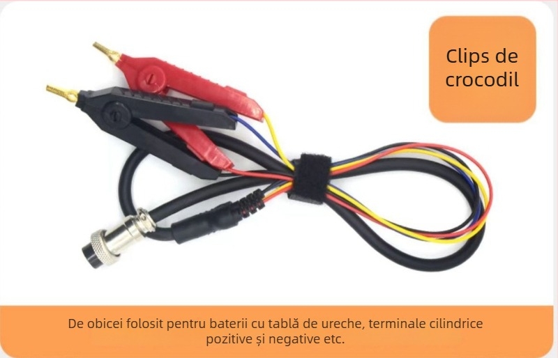 Măsurător de rezistență internă RC3563 pentru baterii Li‑ion ternare/LiFePO4, celule 18650 și 21700, Versiunea 16.8