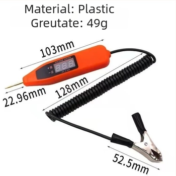 Dispozitiv de diagnoză auto cu afișaj digital, 5-32V, 0-60°C, modelul 01, universal