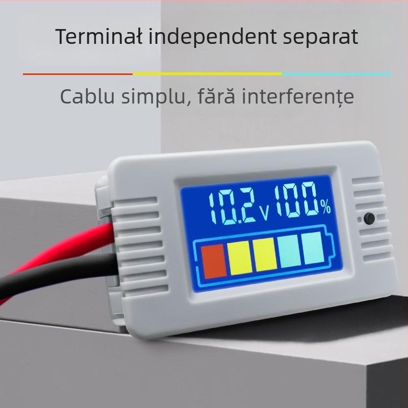 Peacefair tester de baterii – voltmetru, etichetă privată licențiată, fără import