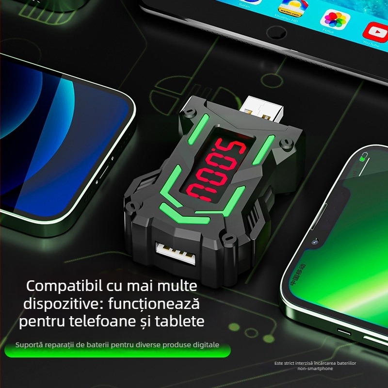 Dispozitiv de reparare pentru telefoane mobile – optimizarea memoriei, reducerea întârzierilor, stabilizarea bateriei, detector de tensiune al încărcătorului