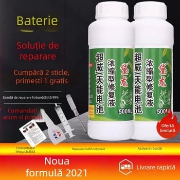 Lichid de reparație pentru bateriile vehiculelor electrice și electrolit de completare cu apă distilată, compatibil Tianeng Chaowei